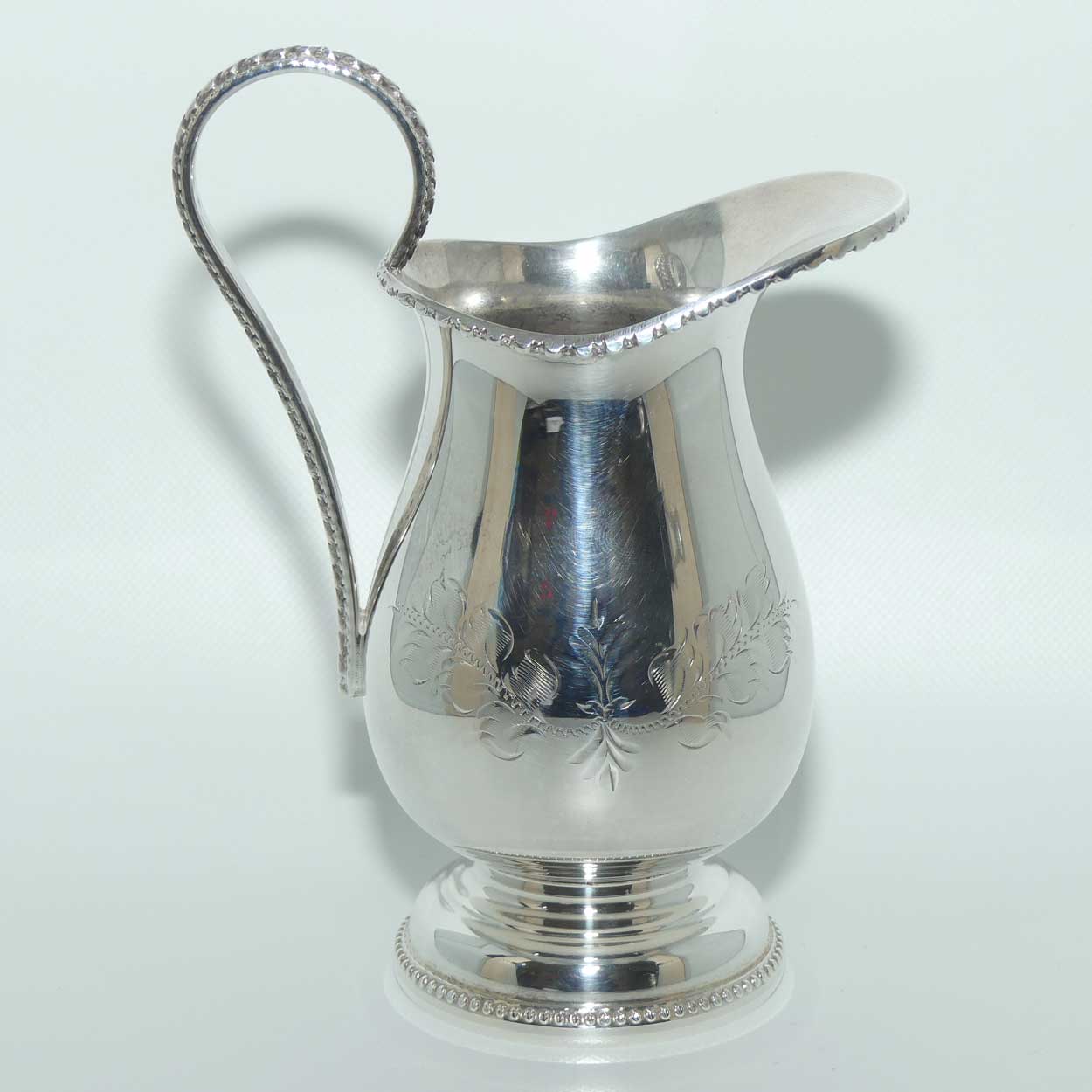 Pair of Walker and Hall silver plated jugs | Milk and Cream
