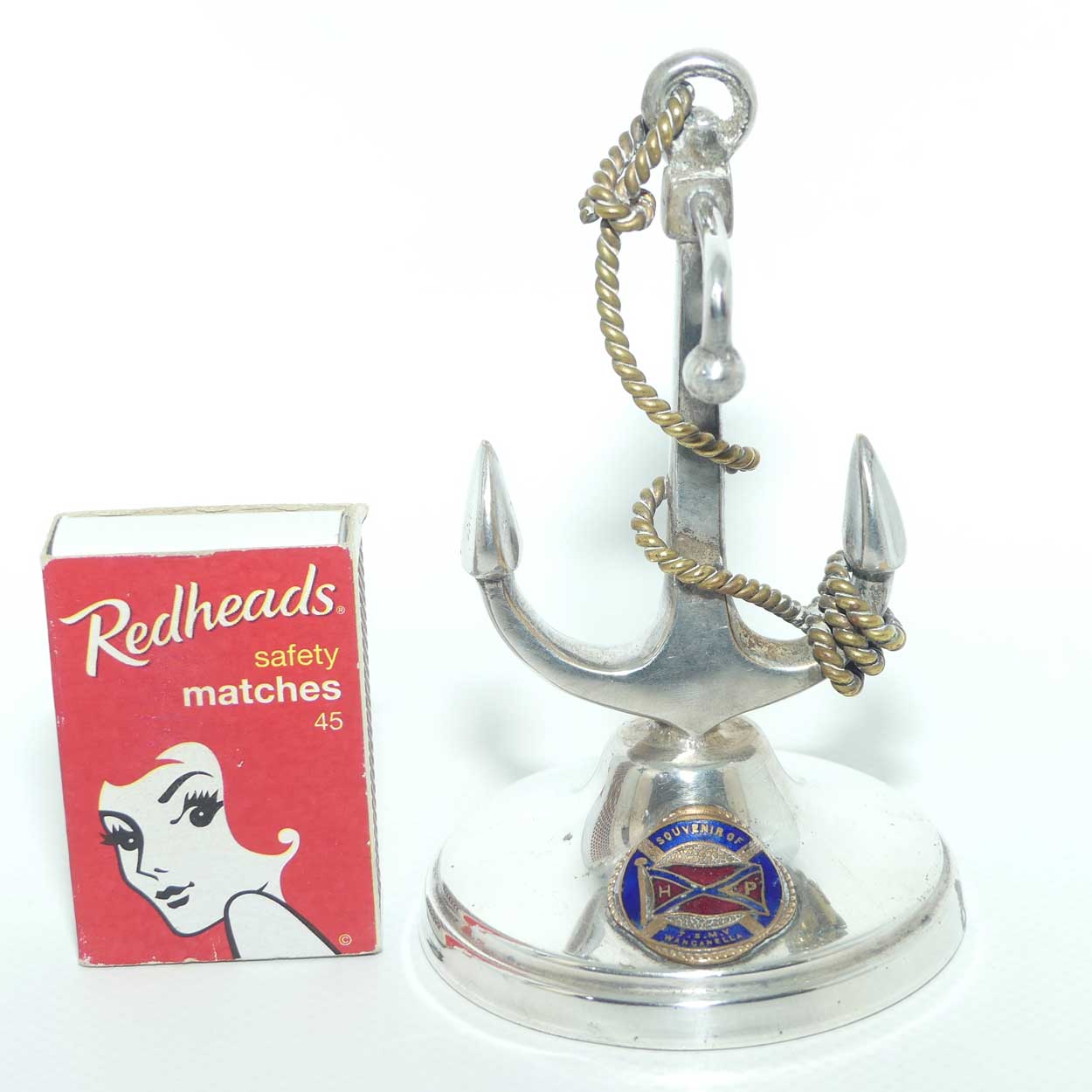 Silver Plated Anchor | Souvenir of TSMV Wanganella | Angus & Coote