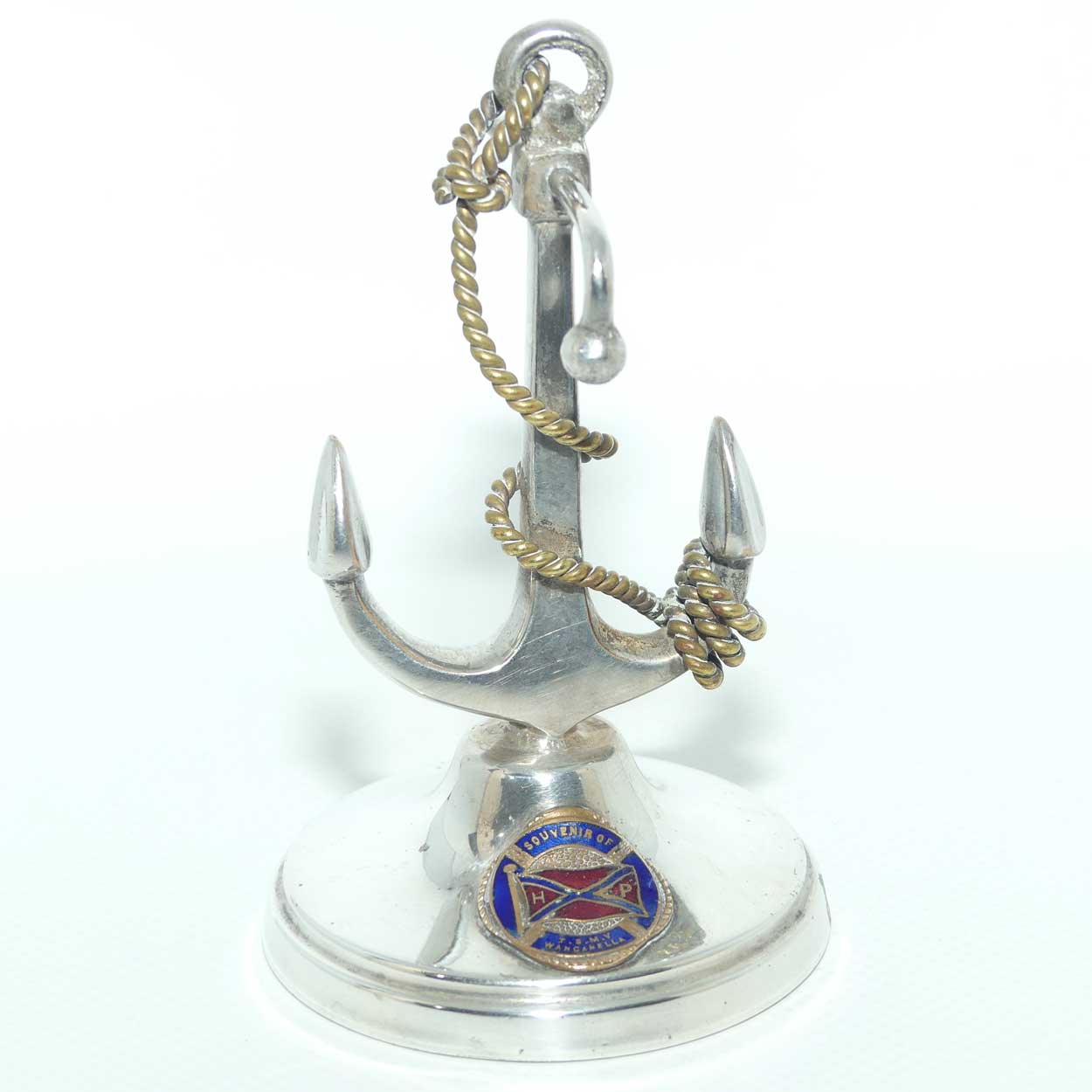 Silver Plated Anchor | Souvenir of TSMV Wanganella | Angus & Coote