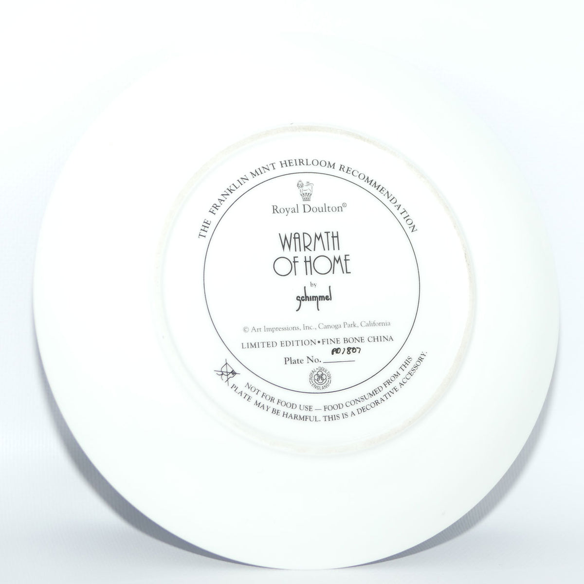 Royal Doulton Big Cats plate by Schimmel | Warmth of Home