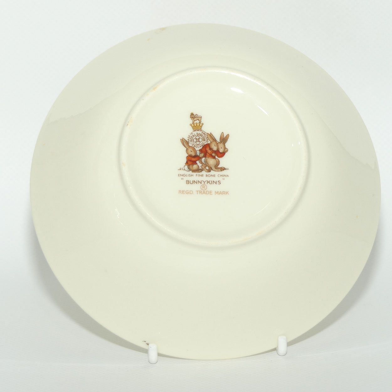 Royal Doulton Bunnykins Television Time cereal bowl