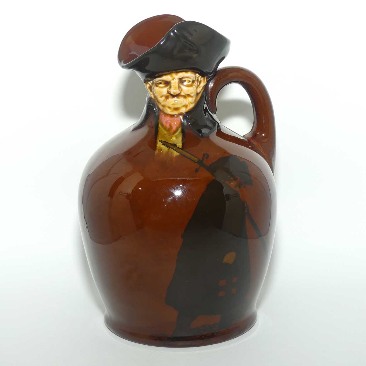 Royal Doulton Kingsware flask | The Watchman | Figured Head