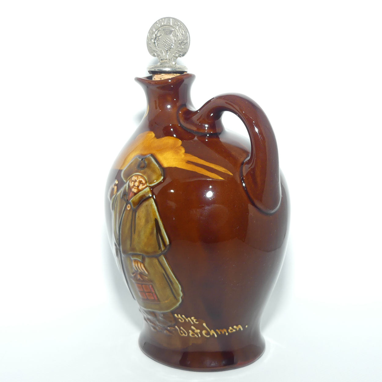 Royal Doulton Kingsware flask | The Watchman | Dewars