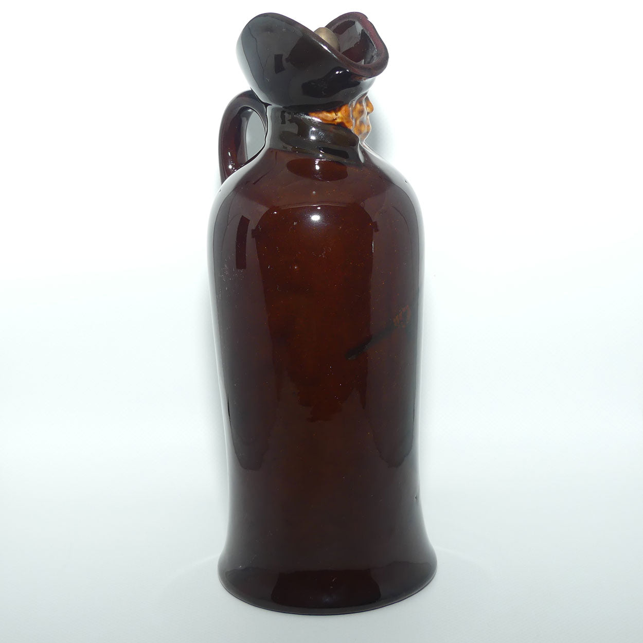 Royal Doulton Kingsware The Watchman figural head flask | Tall