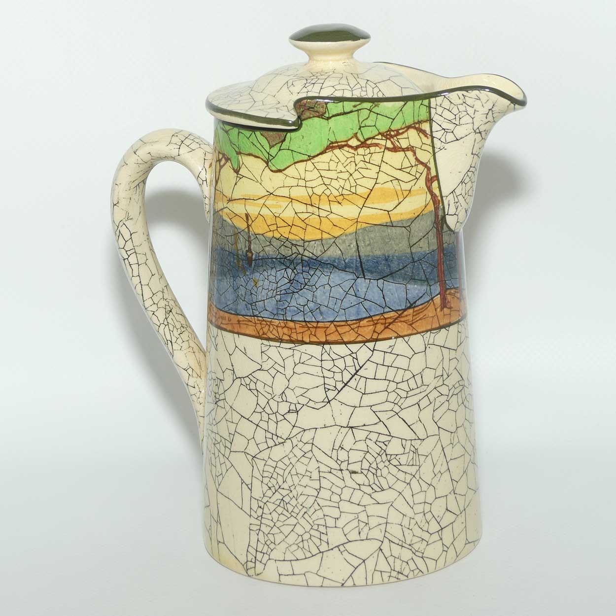 Royal Doulton Deadwood Crackle pattern New Barton shape water pot D3399