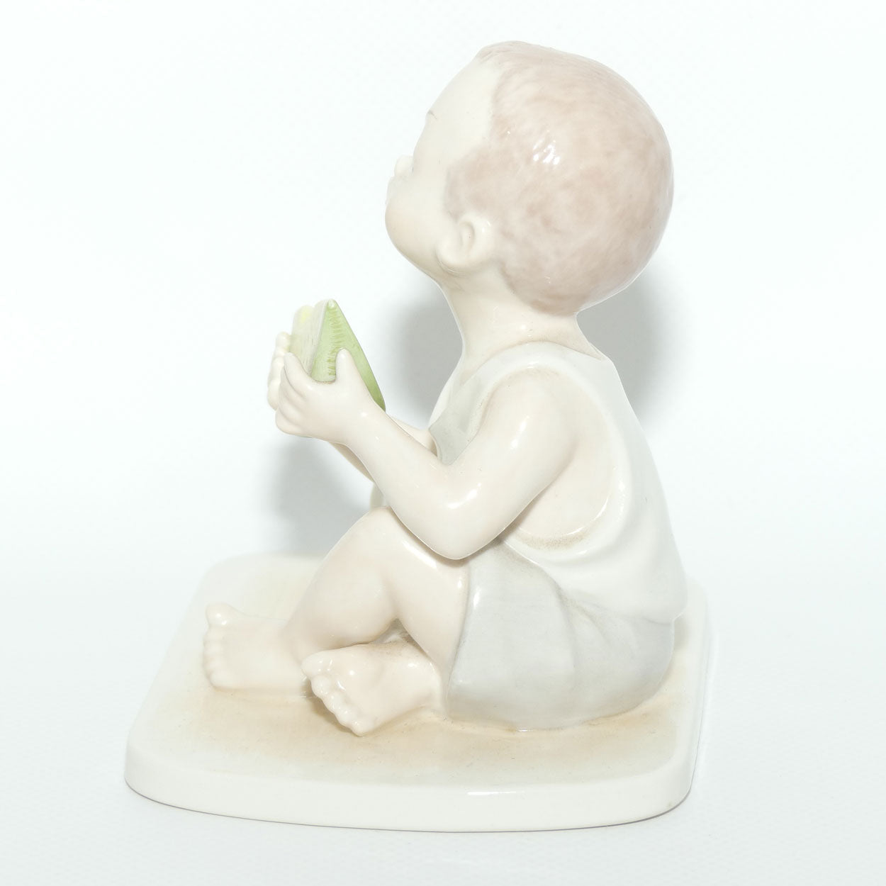 Noritake Pottery Gosaku Kojima Doji Doll series figurine | Boy with Watermelon