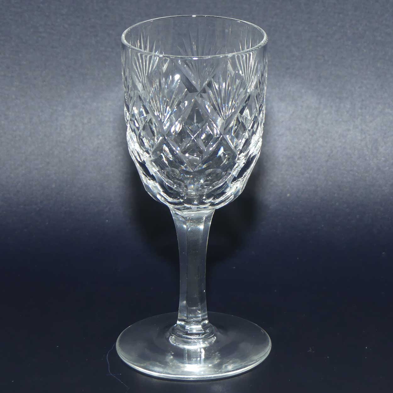 Webb Corbett Crystal | Angelique pattern | single Wine Glass | 35ml
