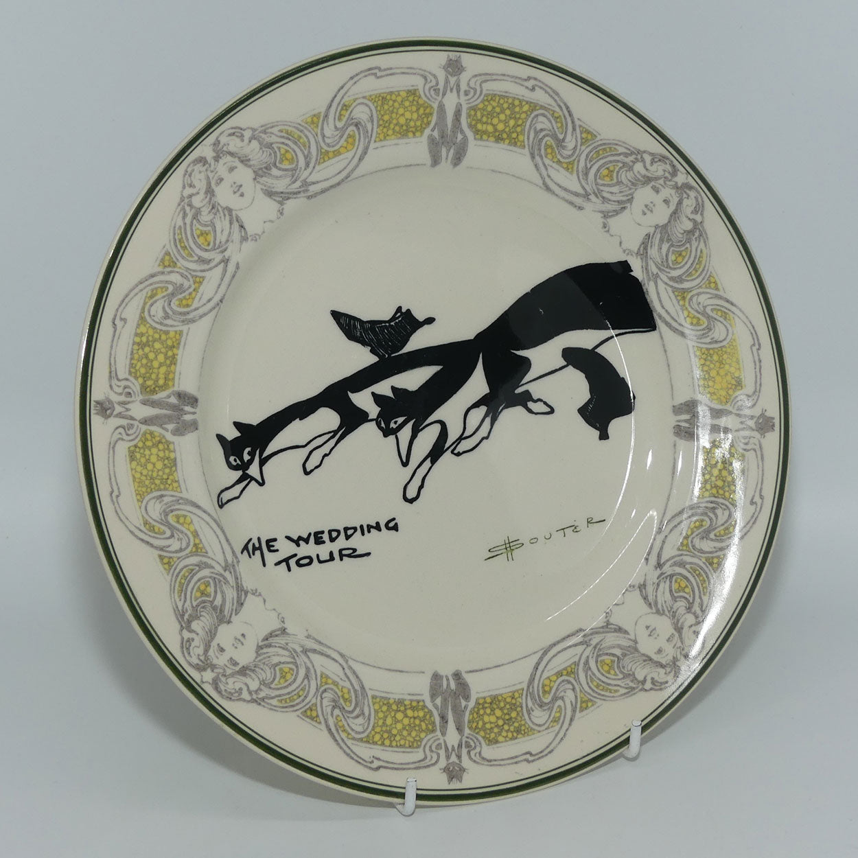 Royal Doulton Souter Cats plate D5692 | 24cm | The Wedding Tour