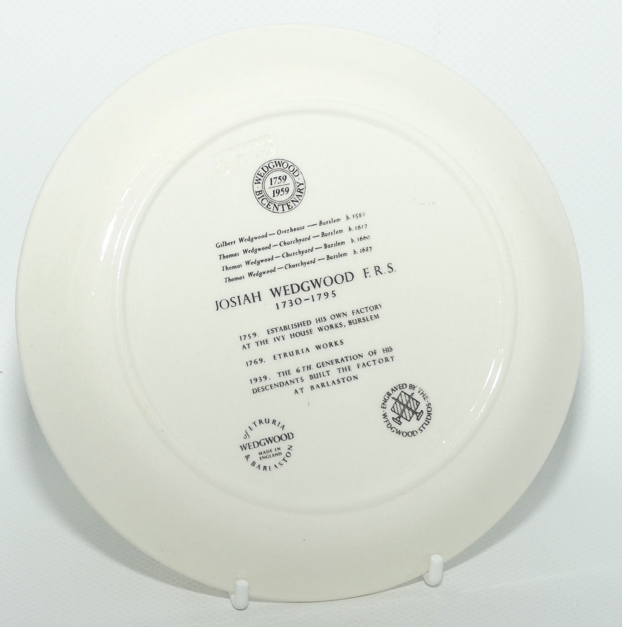 Wedgwood BiCentenary | collection of 4 plates