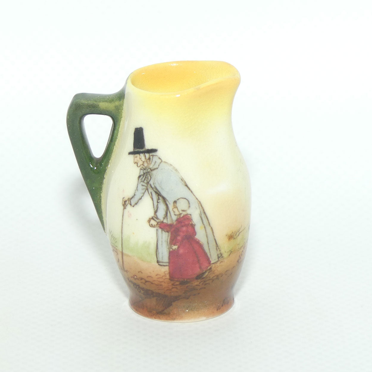 Royal Doulton Welsh miniature jug | Woman with Child