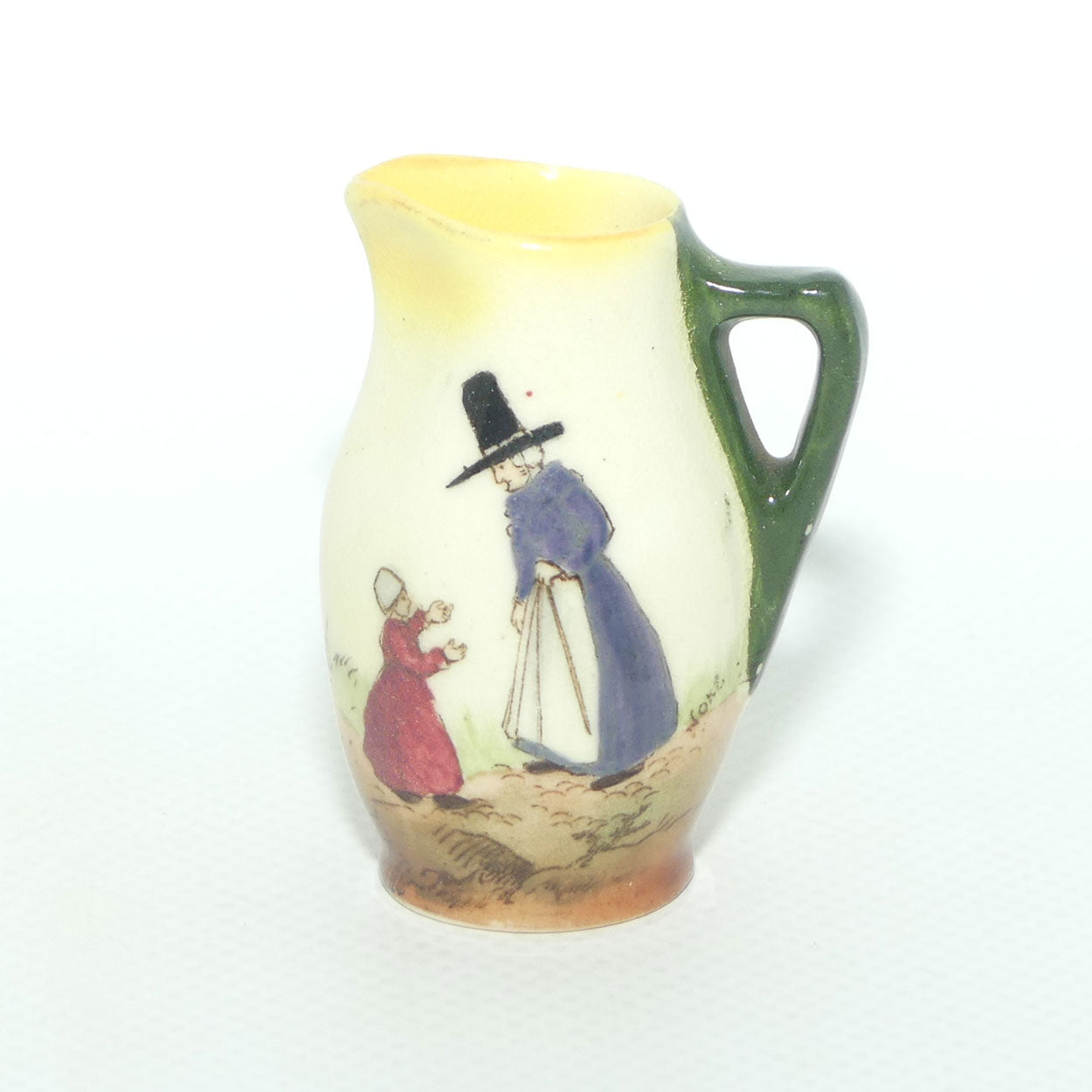 Royal Doulton Welsh miniature jug | Woman with Child