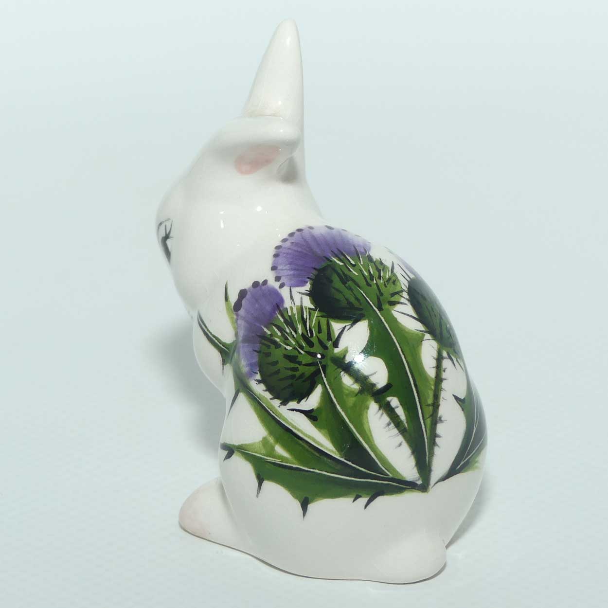 Wemyss | Griselda Hill Pottery Rabbit decorated with Scotch Thistle | #1
