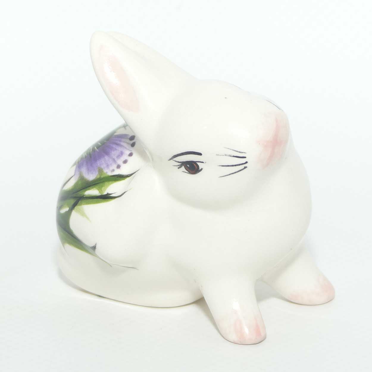 Wemyss | Griselda Hill Pottery Rabbit decorated with Scotch Thistle | #2