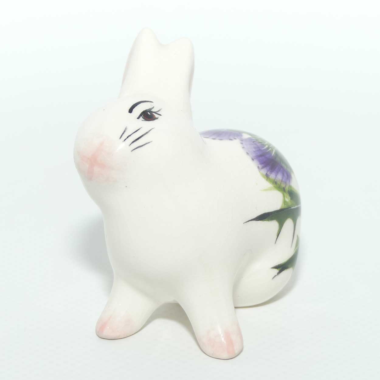 Wemyss | Griselda Hill Pottery Rabbit decorated with Scotch Thistle | #2