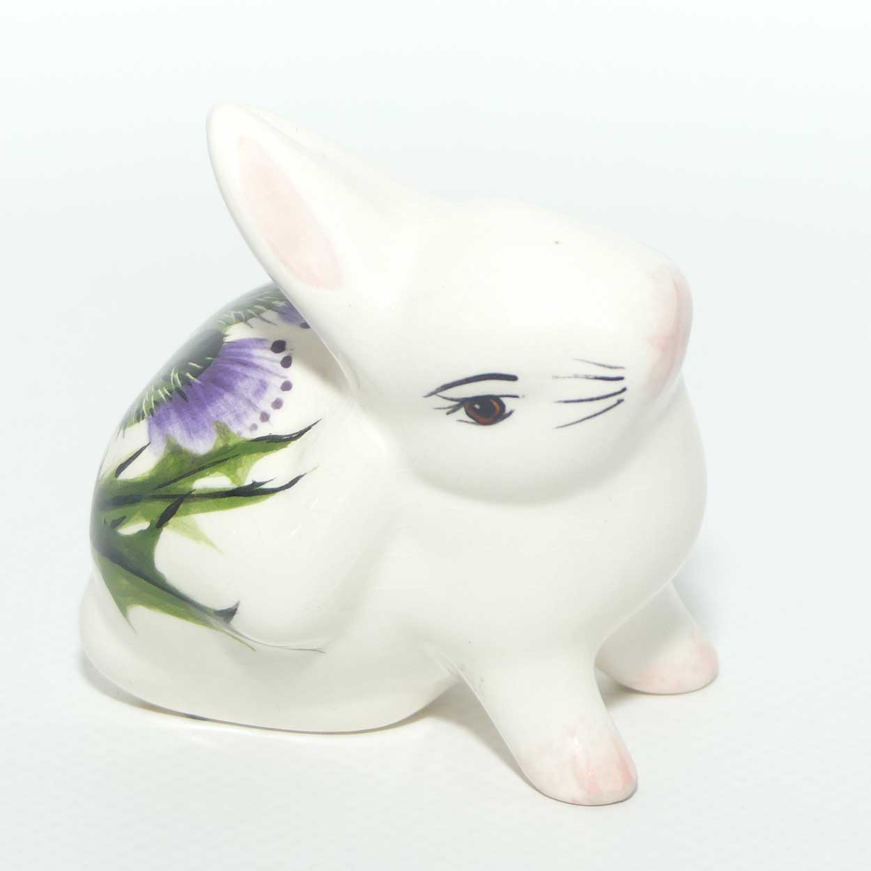 Wemyss | Griselda Hill Pottery Rabbit decorated with Scotch Thistle | #2