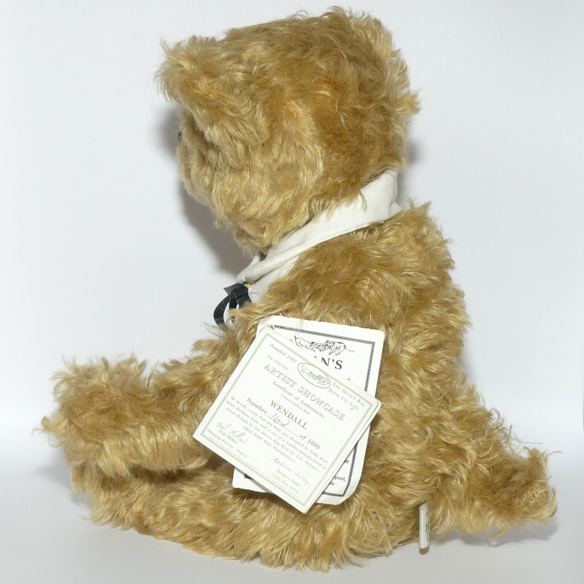 Dean's Rag Book Company Limited Edition Bear | Wendall | LE 162/1000