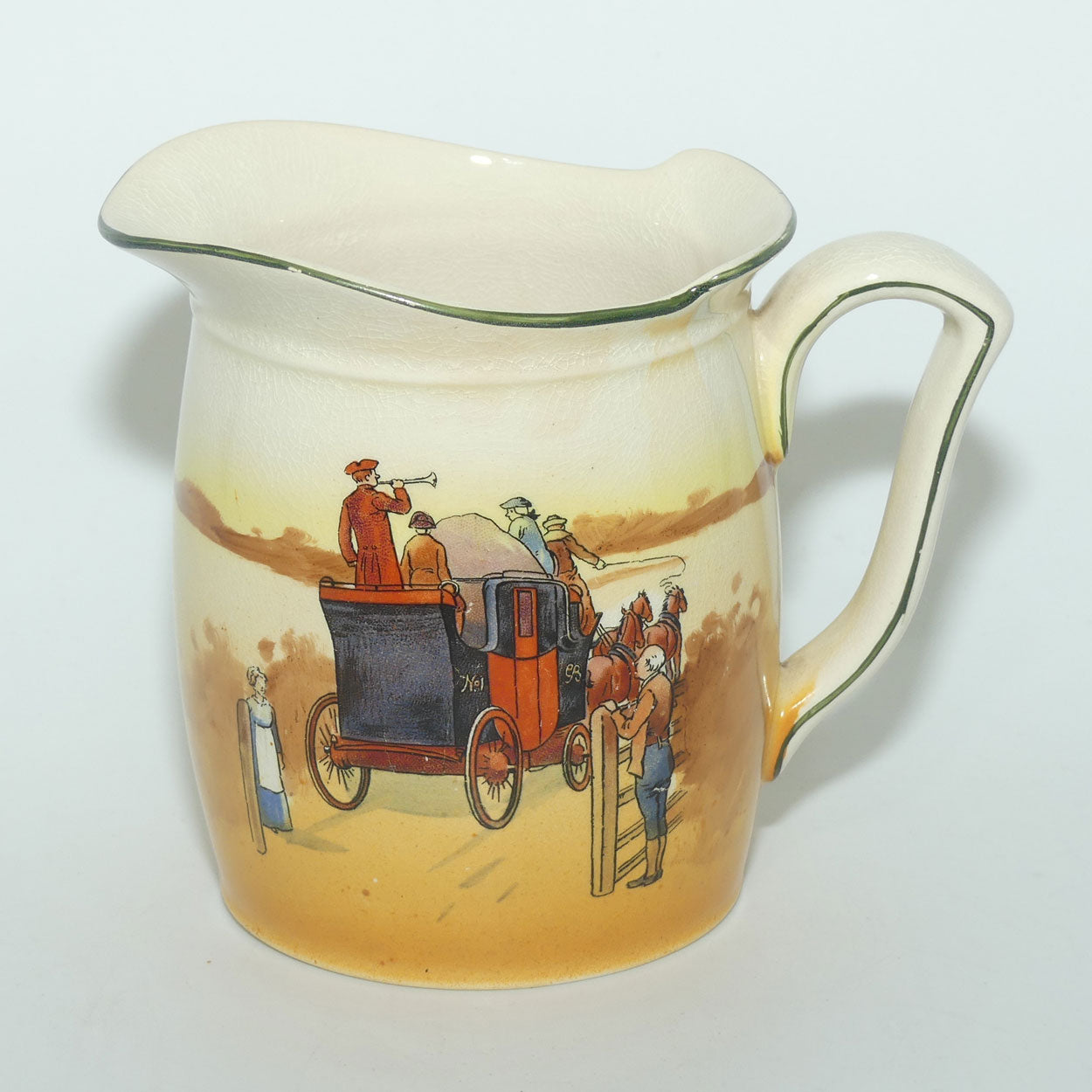 Royal Doulton Coaching Days Westcott shape Small Medium jug | #1