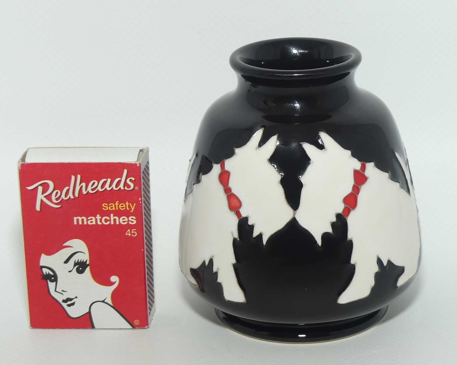 Moorcroft Westie vase | Shape 198/3