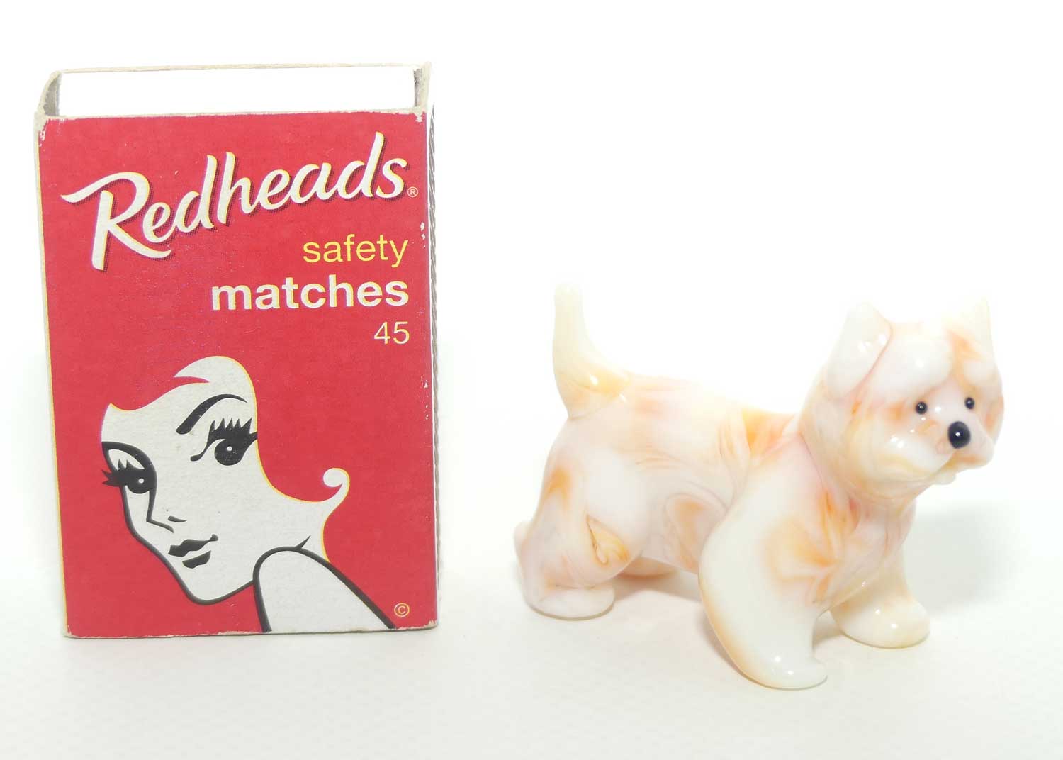 Fine quality Russian Lampwork Glass West Highland Terrier