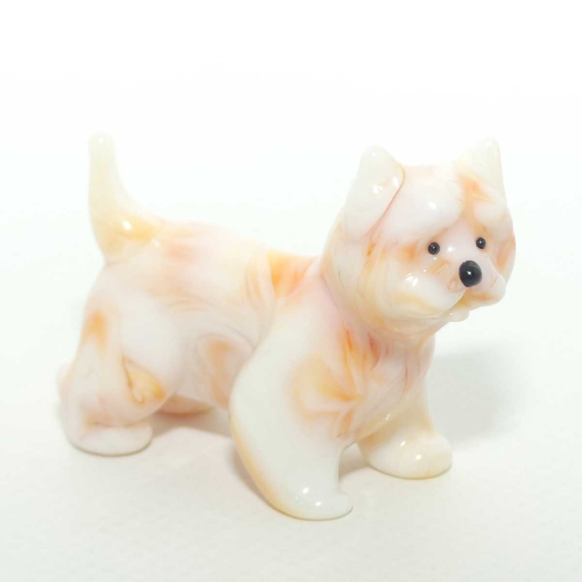 Fine quality Russian Lampwork Glass West Highland Terrier
