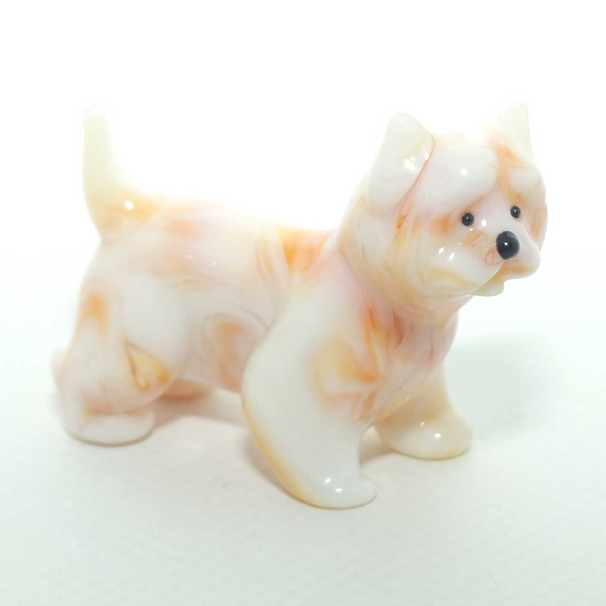 Fine quality Russian Lampwork Glass West Highland Terrier