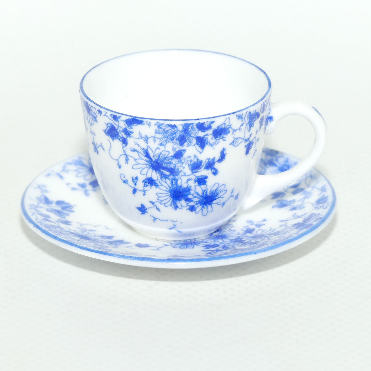 Shelley Westminster shape miniature Dainty Blue duo