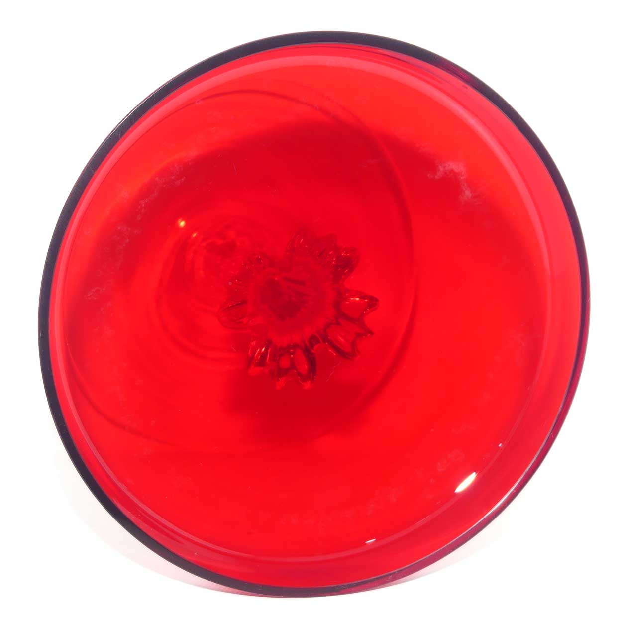 Whitefriars Ruby Glass comport