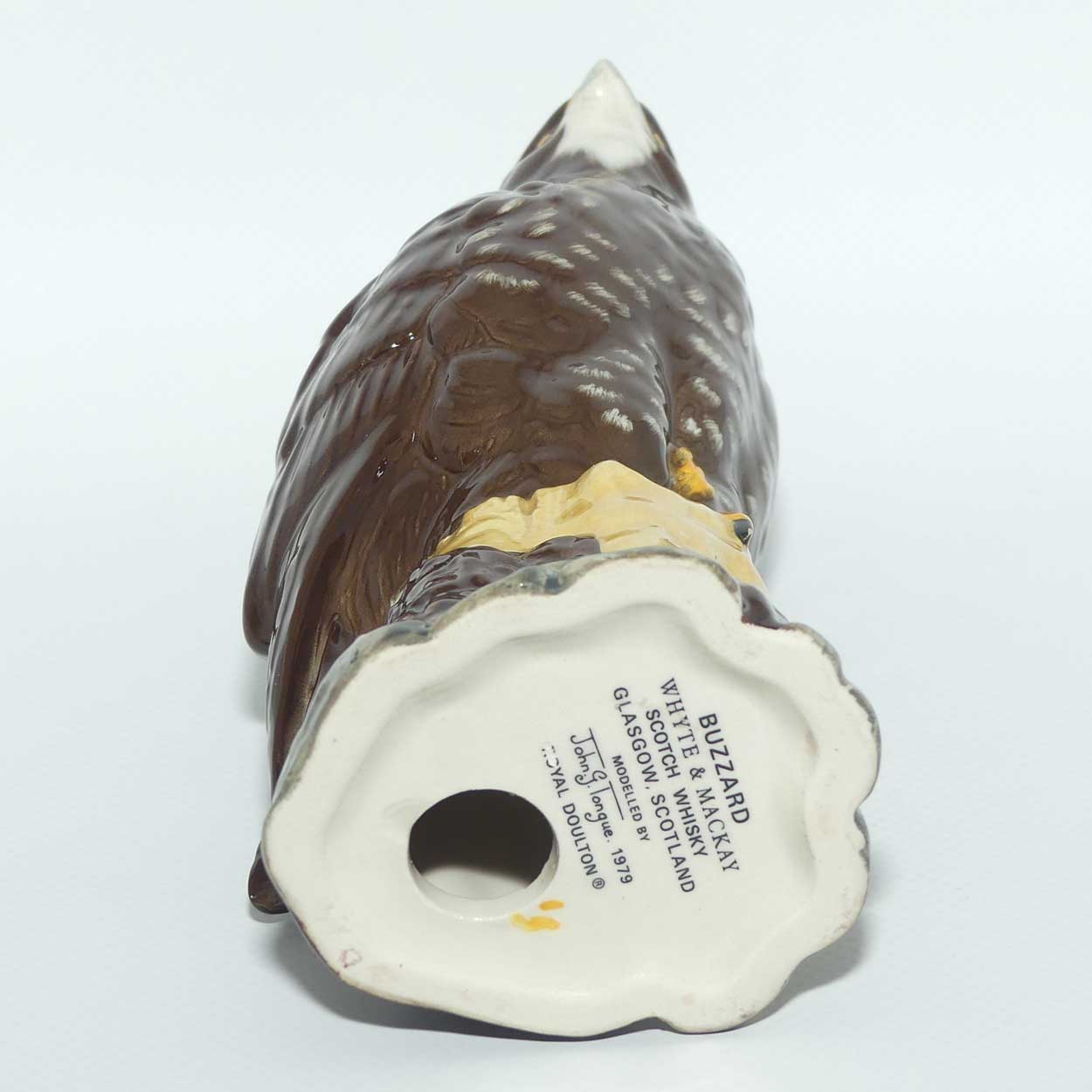 Royal Doulton Advertising Barware flask | Whyte and Mackay Distillers | Buzzard