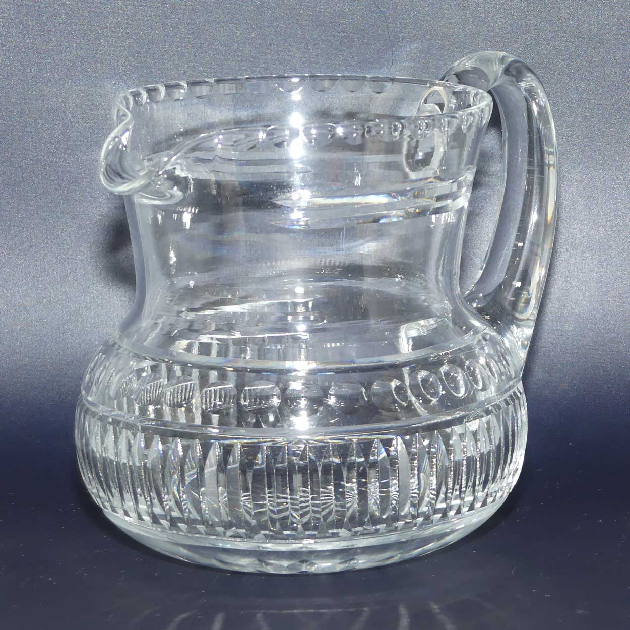 Edinburgh Crystal wide base water jug