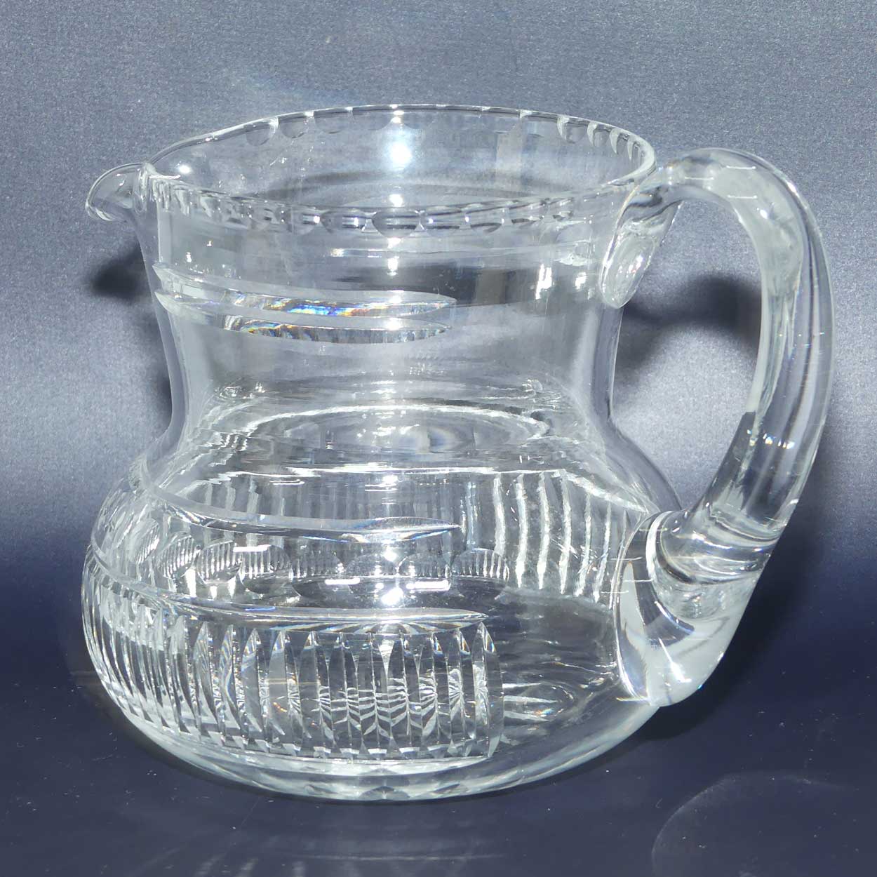Edinburgh Crystal wide base water jug