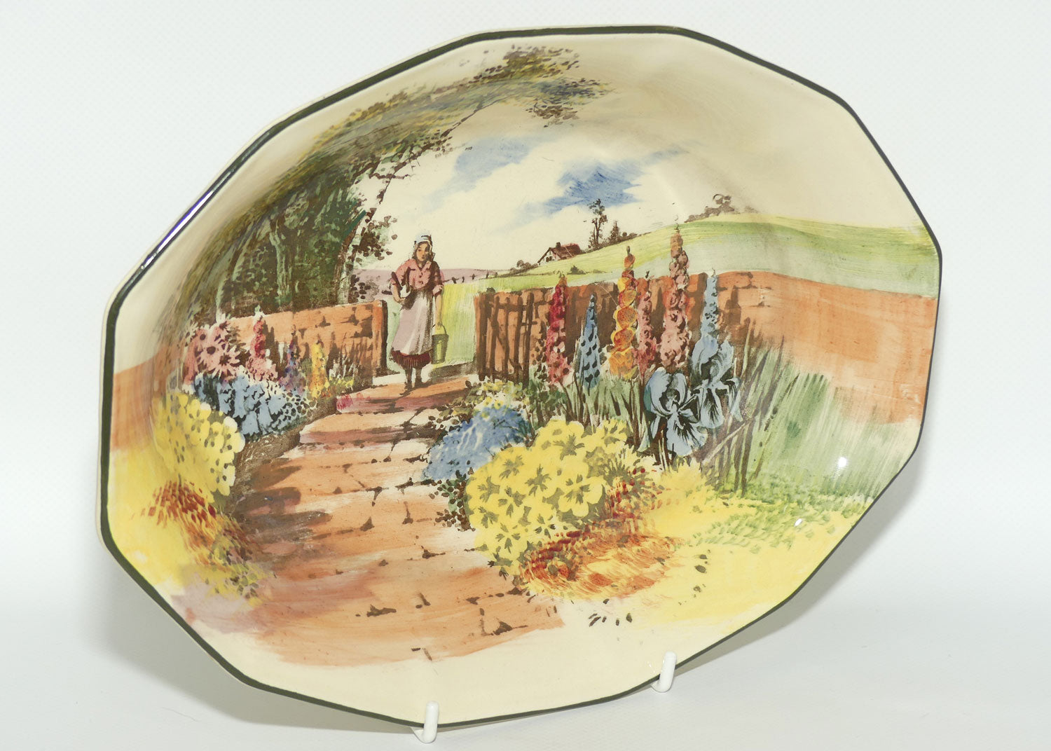 Royal Doulton Country Garden dodecagon bowl