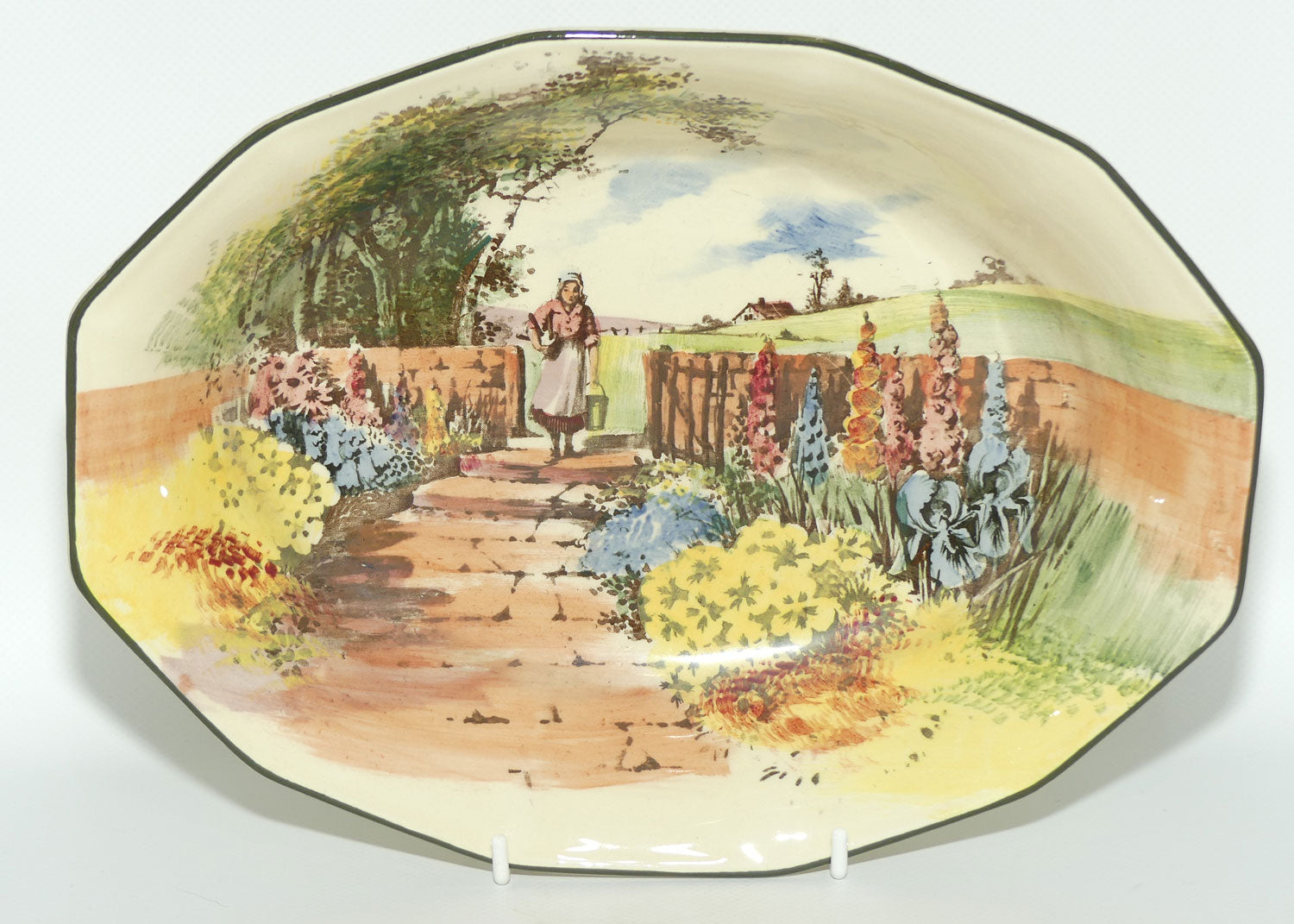 Royal Doulton Country Garden dodecagon bowl