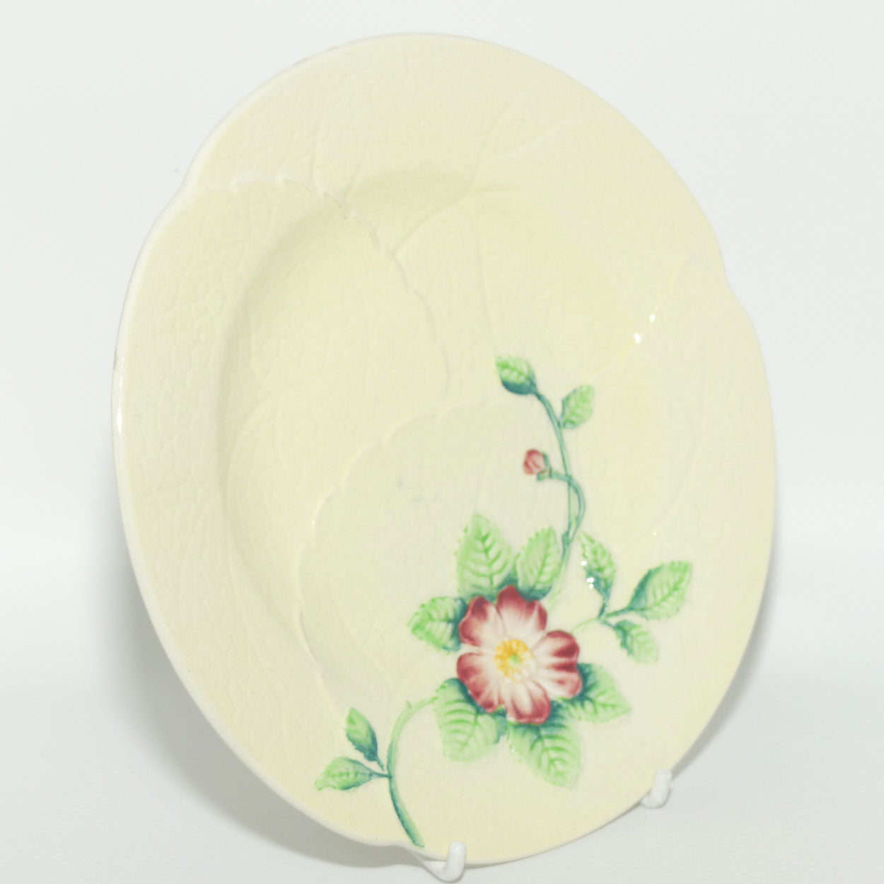 Carlton Ware Wild Rose pattern plate | Yellow Ground | 17cm diam
