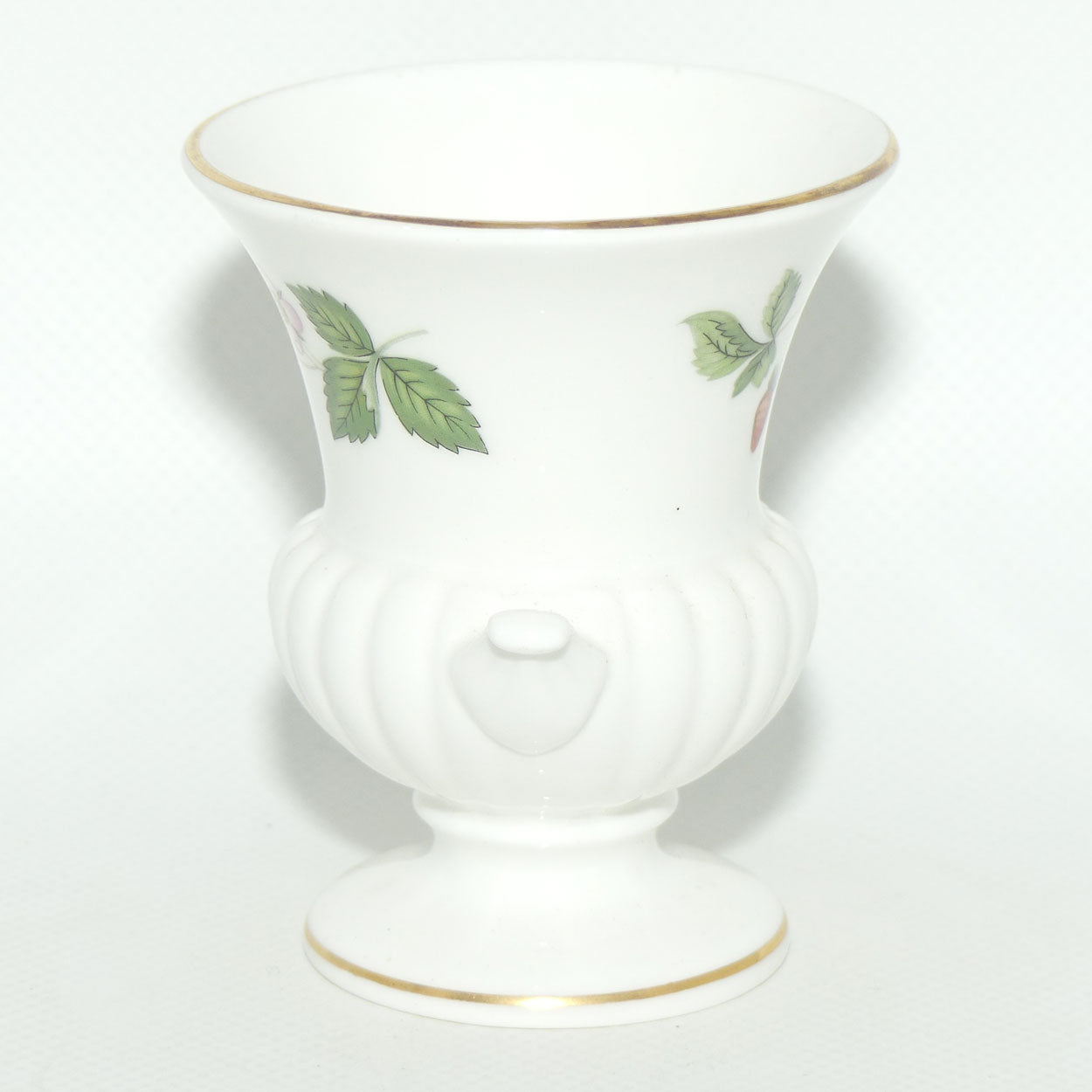 Wedgwood Bone China Wild Strawberry small Campagna vase