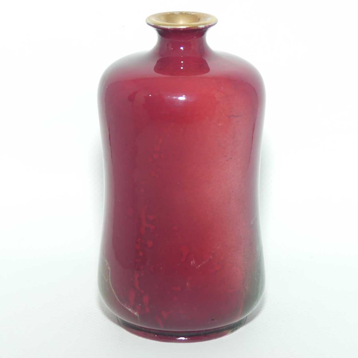 AJ Wilkinson Oriflamme vase with original paper label to base