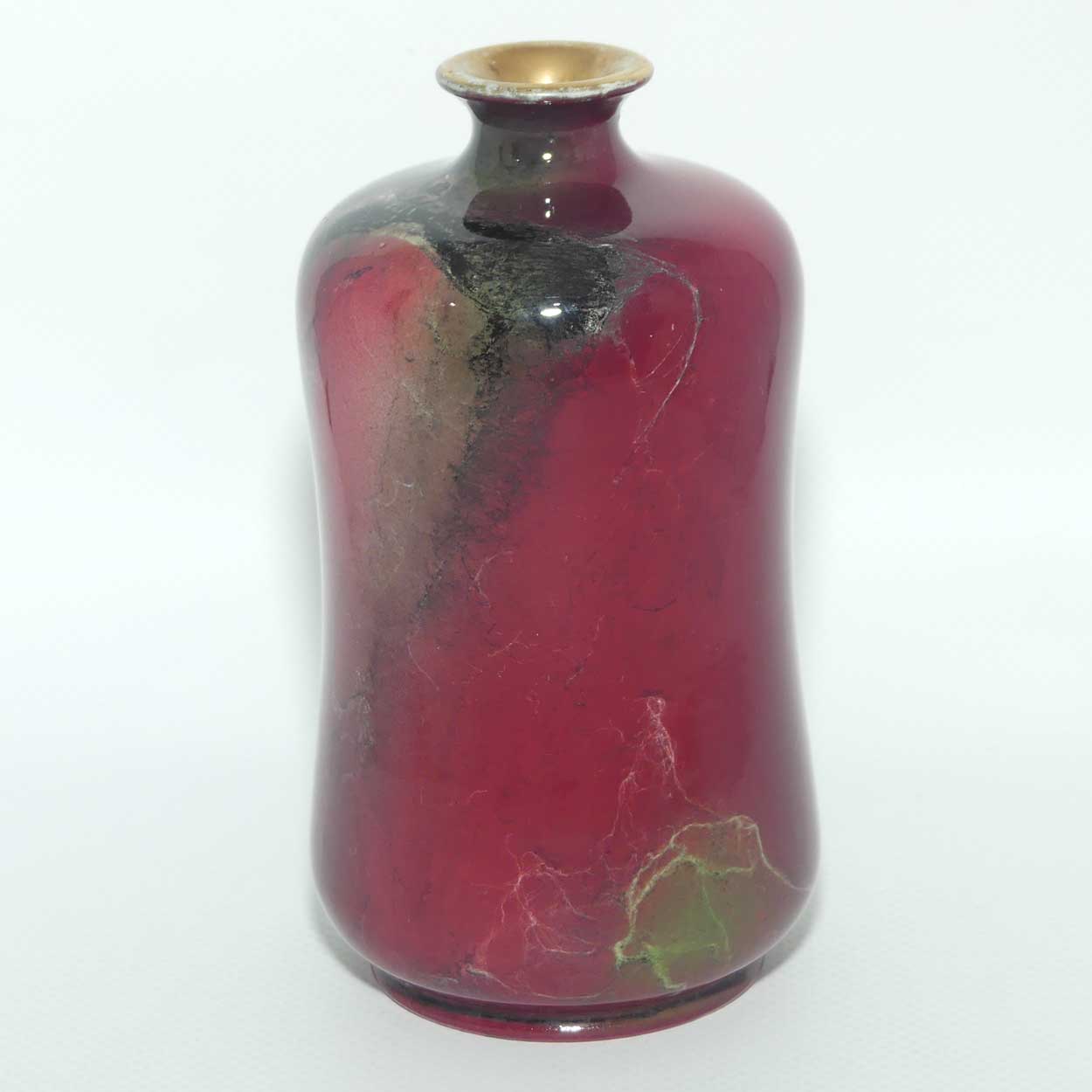 AJ Wilkinson Oriflamme vase with original paper label to base