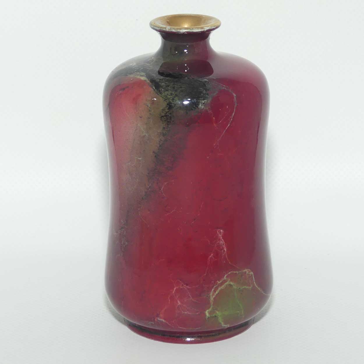 AJ Wilkinson Oriflamme vase with original paper label to base