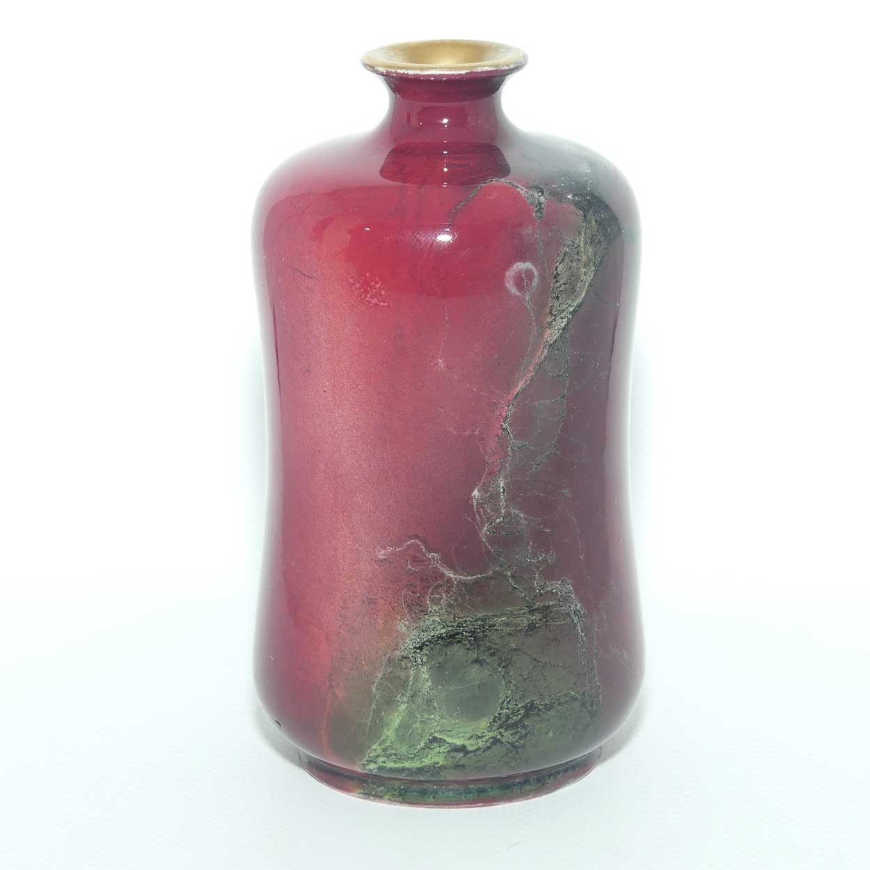 AJ Wilkinson Oriflamme vase with original paper label to base
