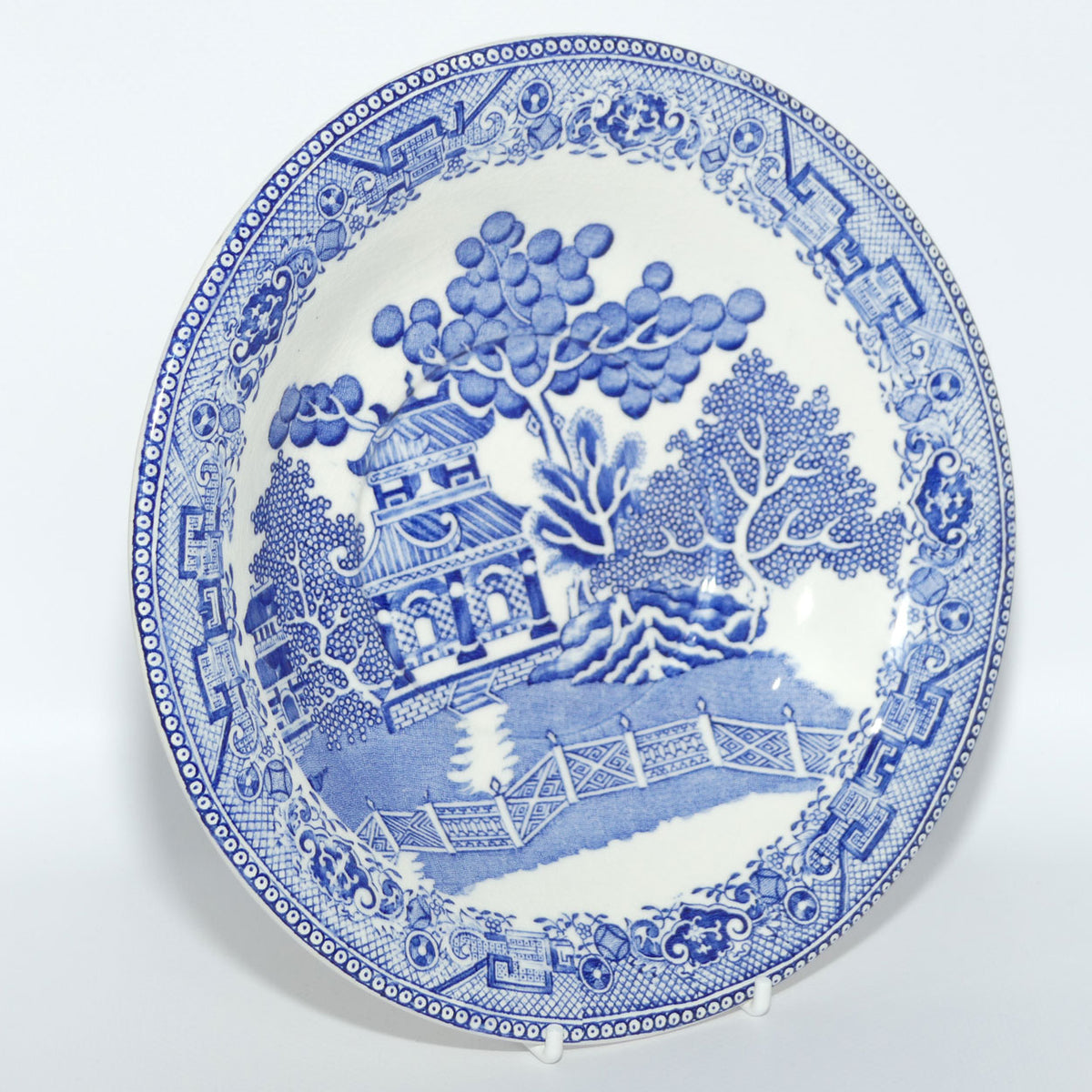 Maling Old Willow pattern Grandfather cup and saucer | Holds 500ml