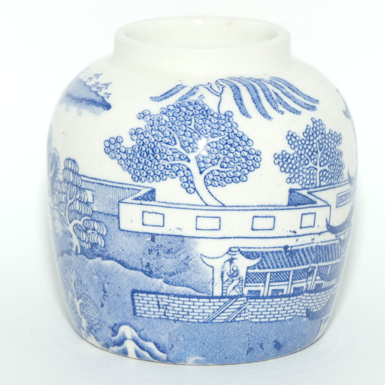 Cetem ware Maling Willow pattern vase