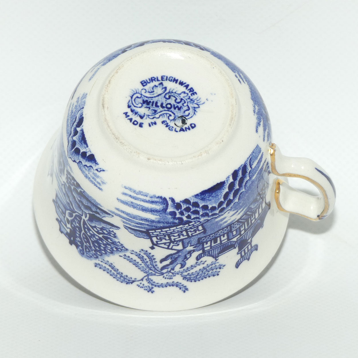 Burleighware Willow pattern trio
