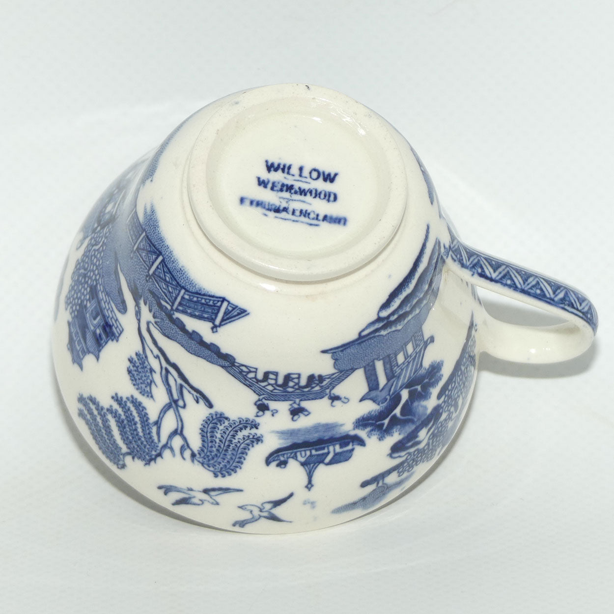 Wedgwood Old Willow pattern trio