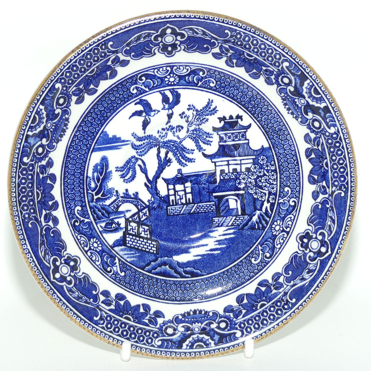 Burleighware Willow pattern trio