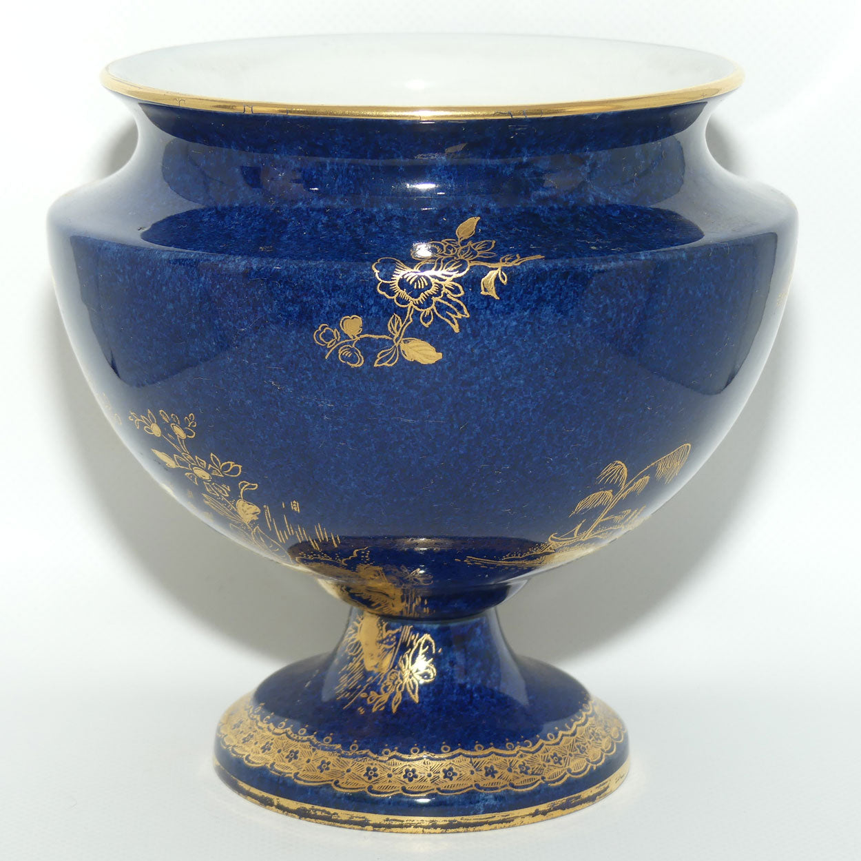AG Harley Jones Wilton Ware Chinoiserie pattern gilt footed bowl