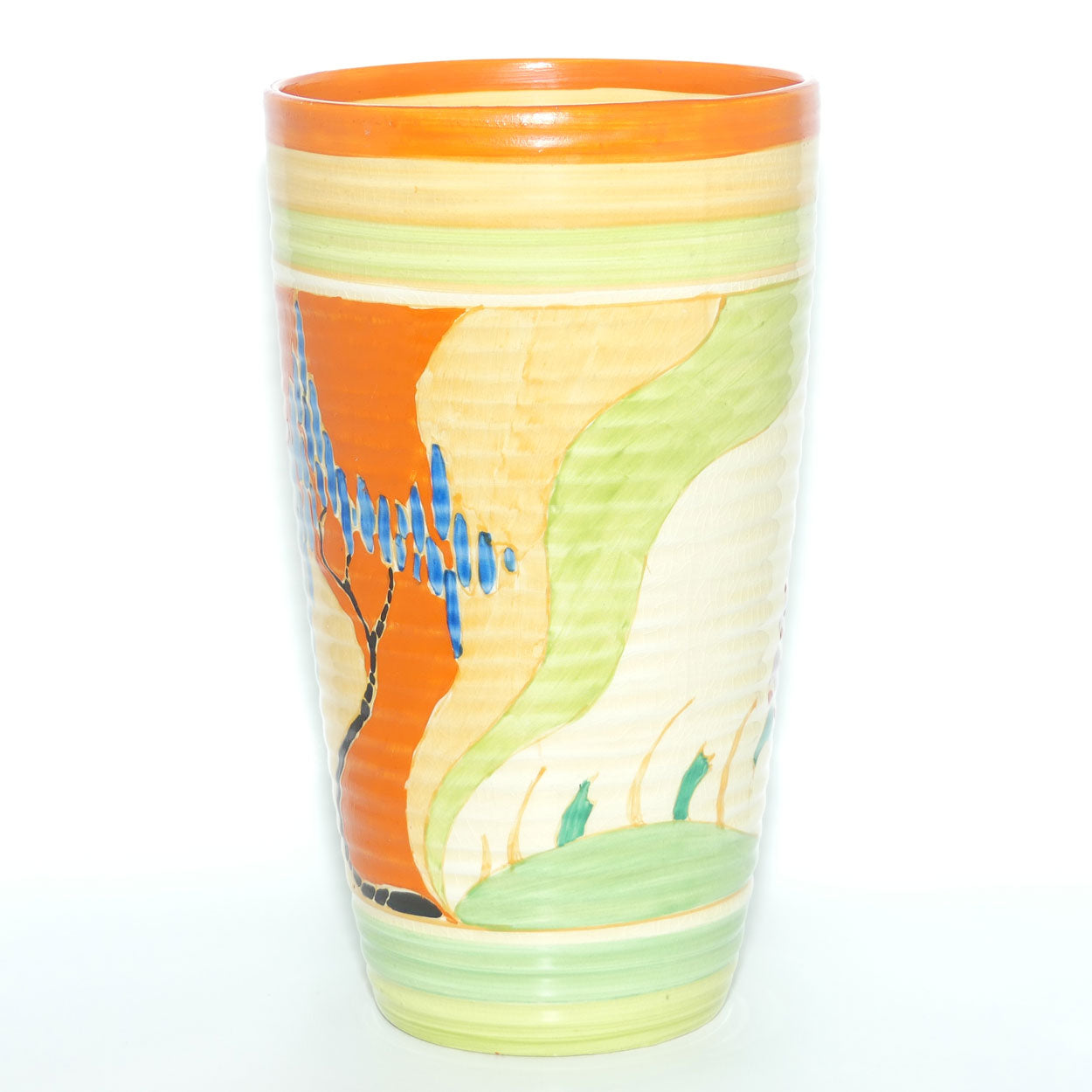 Clarice Cliff Bizarre Windbells vase | 630/8 Shape