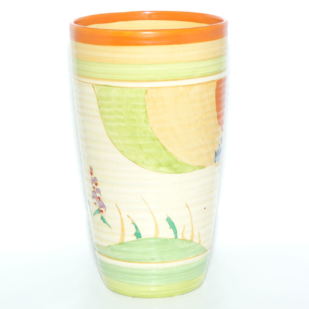 Clarice Cliff Bizarre Windbells vase | 630/8 Shape