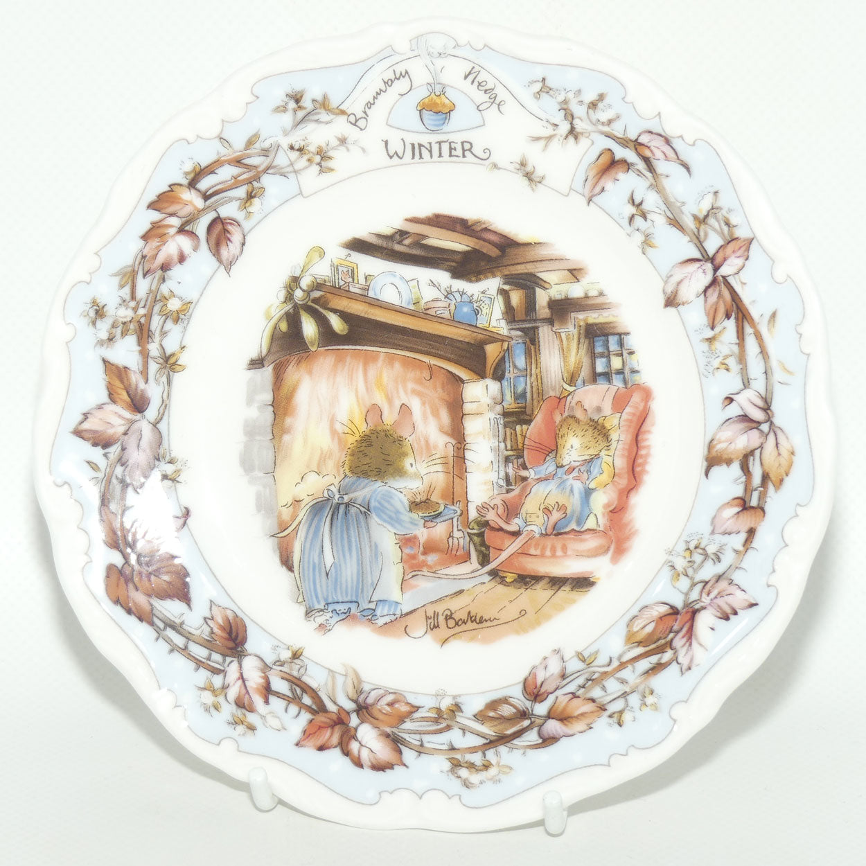 Royal Doulton Brambly Hedge Giftware | 15.5cm plate | Winter | boxed
