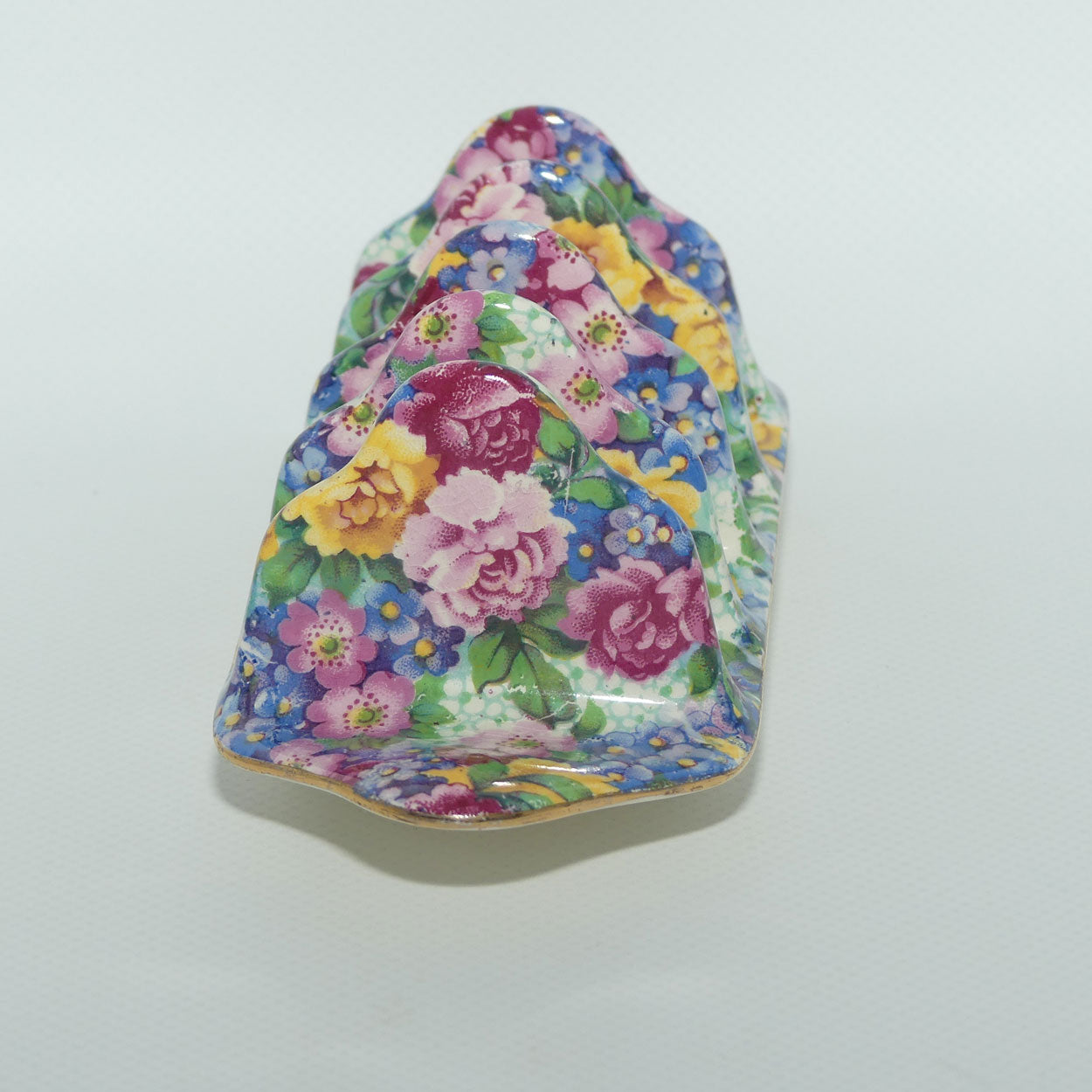 Royal Winton Grimwades Chintz Julia pattern 4 slice toast rack