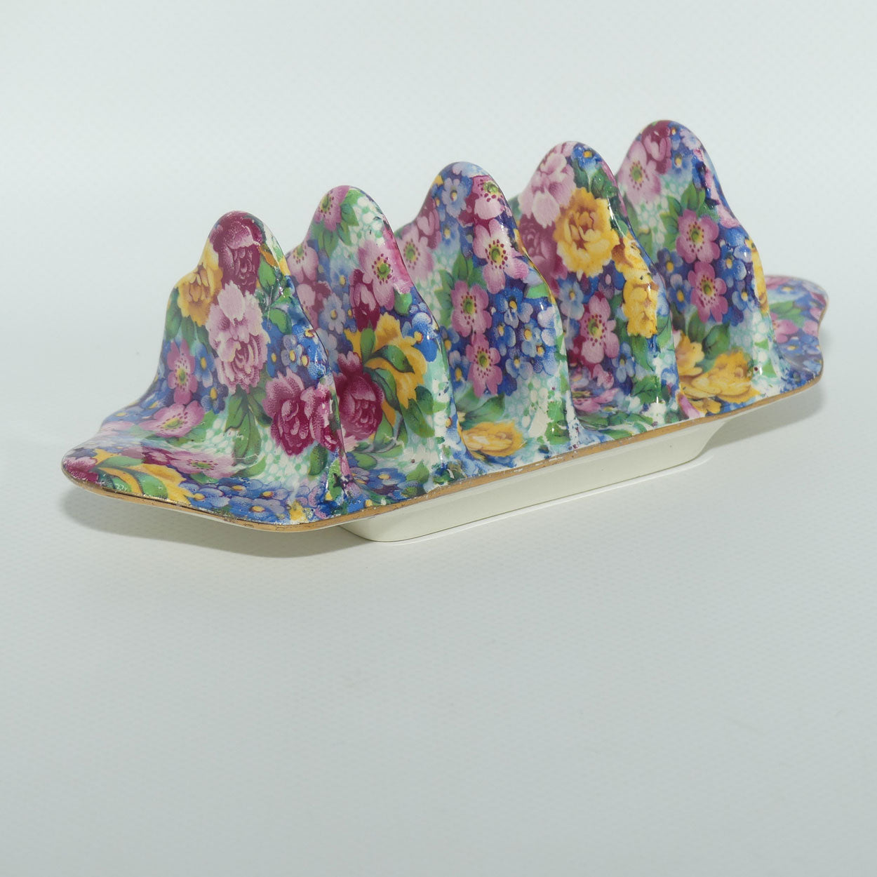 Royal Winton Grimwades Chintz Julia pattern 4 slice toast rack