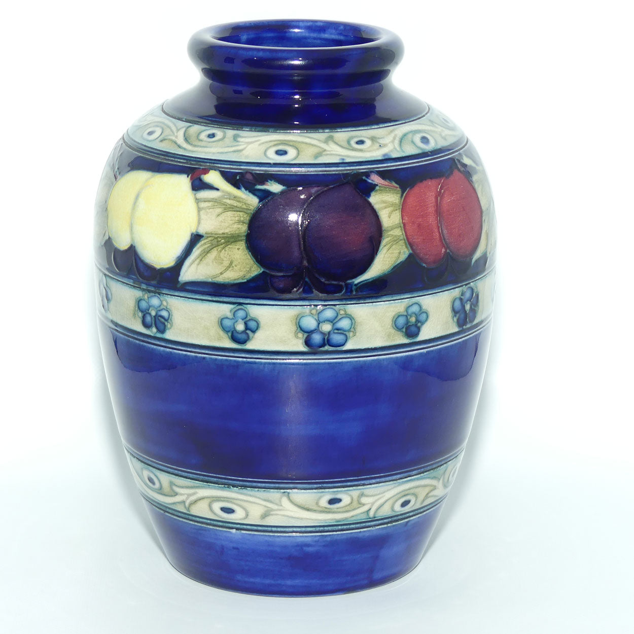 William Moorcroft Banded Wisteria vase 216/6 (Three Bands)